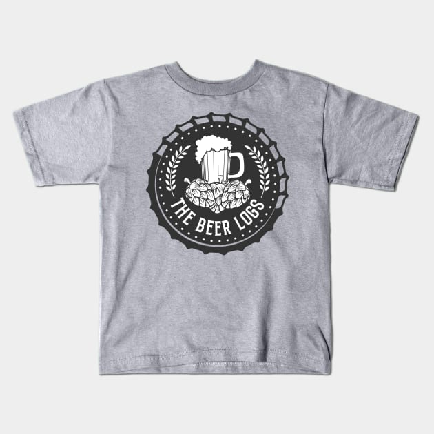 TheBeerLogs BottleCap Kids T-Shirt by TheBeerLogs